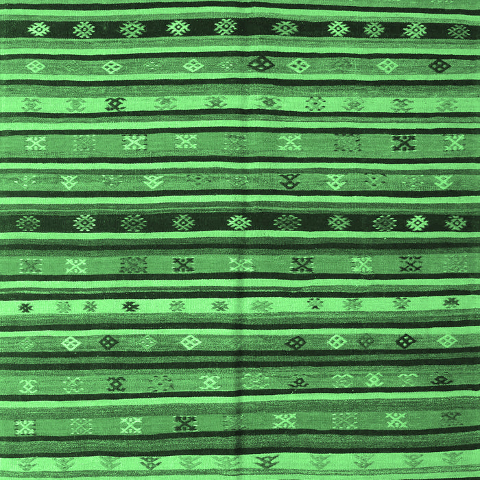 Southwestern Emerald Green Country Rug, con858emgrn