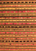 Serging Thickness of Machine Washable Southwestern Orange Country Area Rugs, wshcon858org