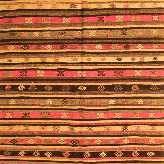 Serging Thickness of Machine Washable Southwestern Orange Country Area Rugs, wshcon858org