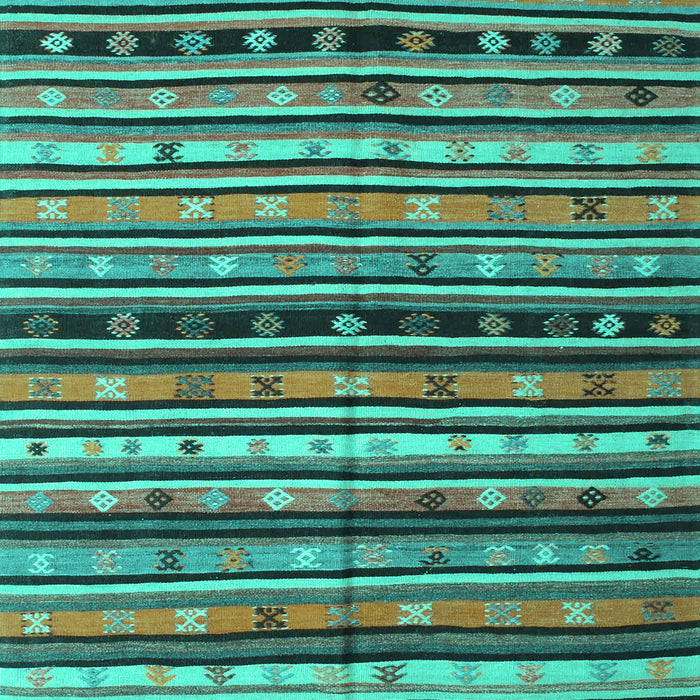 Southwestern Turquoise Country Rug, con858turq