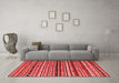 Country Red Washable Rugs