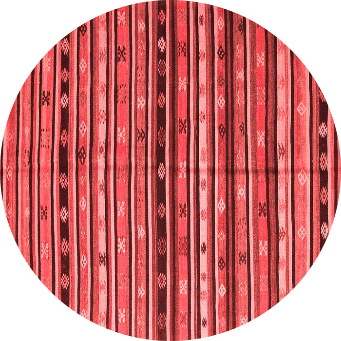 Machine Washable Southwestern Red Country Rug, wshcon858red