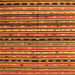 Serging Thickness of Southwestern Orange Country Rug, con858org