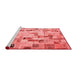 Transitional Red Washable Rugs