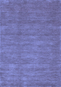 Abstract Blue Contemporary Rug, con85blu