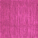 Square Machine Washable Abstract Pink Contemporary Rug, wshcon85pnk