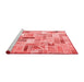 Transitional Red Washable Rugs