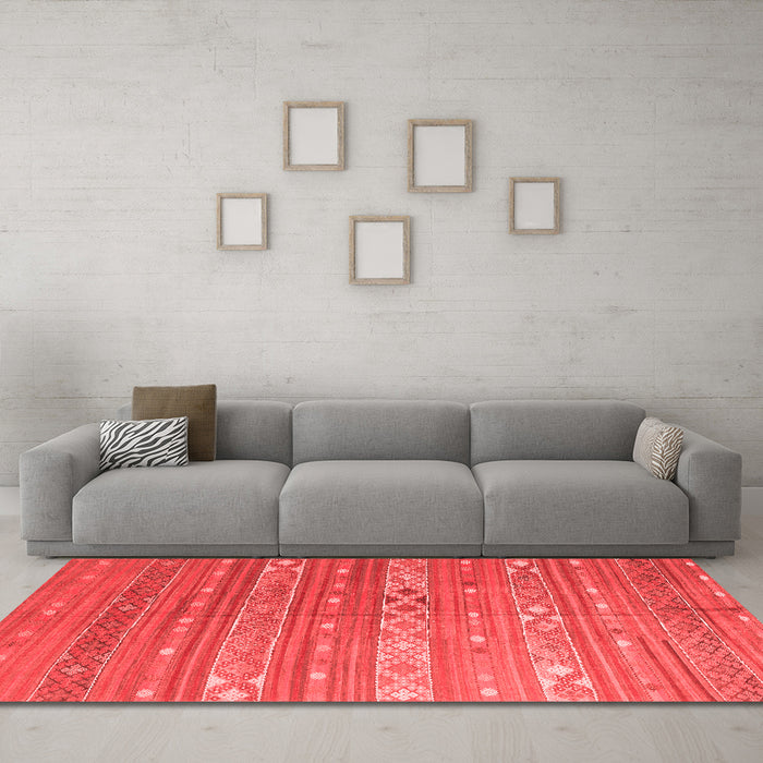 Traditional Red Washable Rugs