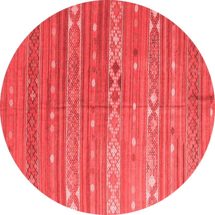Machine Washable Oriental Red Traditional Rug, wshcon862red