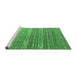 Sideview of Machine Washable Oriental Emerald Green Traditional Area Rugs, wshcon862emgrn