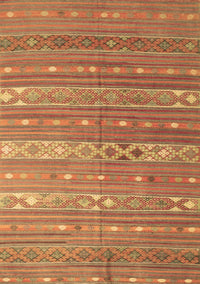 Oriental Brown Traditional Rug, con862brn