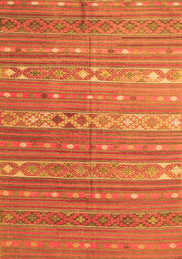 Oriental Orange Traditional Rug, con862org