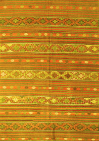 Oriental Yellow Traditional Rug, con862yw