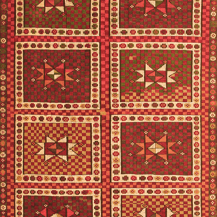 Serging Thickness of Machine Washable Abstract Orange Contemporary Area Rugs, wshcon863org