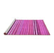 Sideview of Machine Washable Oriental Purple Traditional Area Rugs, wshcon864pur