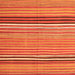 Serging Thickness of Oriental Orange Traditional Rug, con864org
