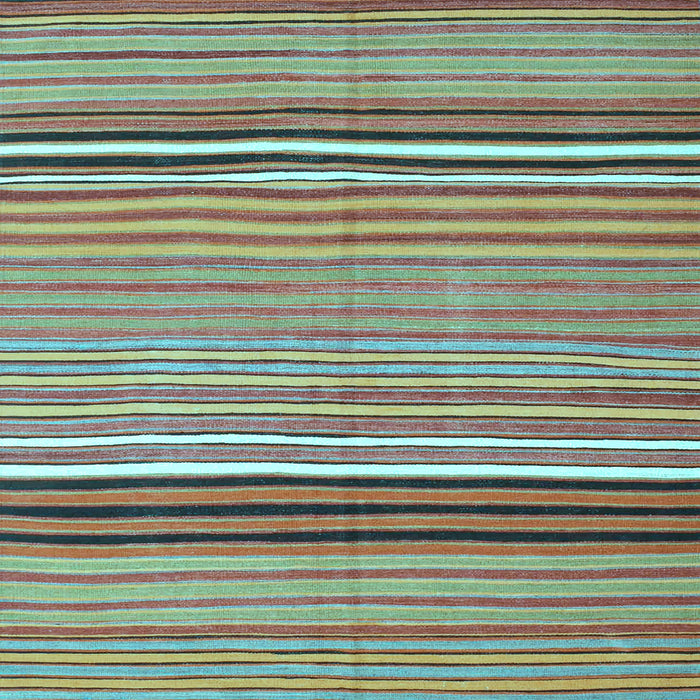 Square Oriental Light Blue Traditional Rug, con864lblu