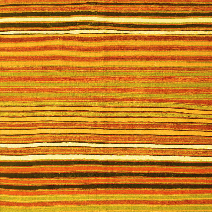 Machine Washable Oriental Yellow Traditional Rug, wshcon864yw