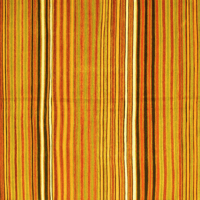 Square Oriental Yellow Traditional Rug, con864yw