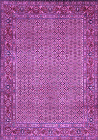 Abstract Purple Contemporary Rug, con865pur