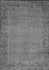 Abstract Gray Contemporary Rug, con865gry