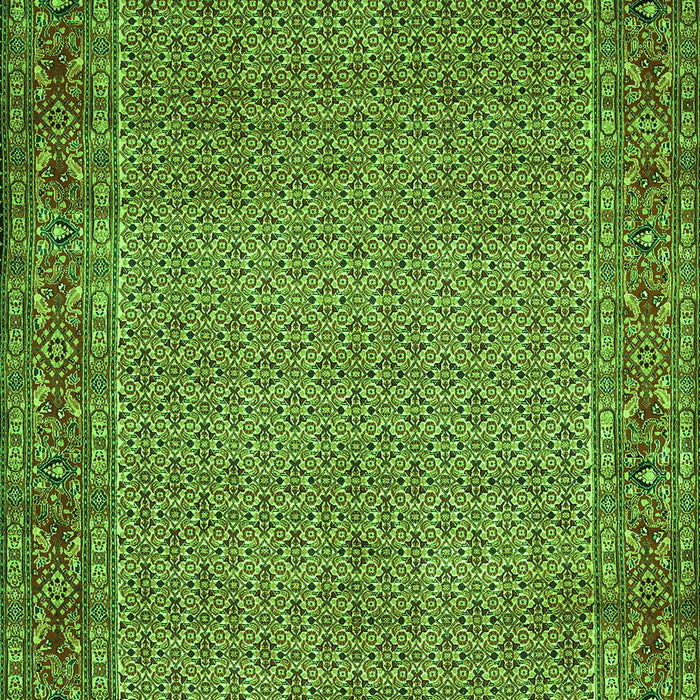 Abstract Green Contemporary Rug, con865grn