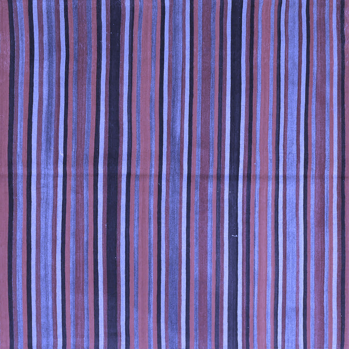 Square Machine Washable Oriental Blue Traditional Rug, wshcon866blu