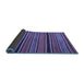 Sideview of Oriental Blue Traditional Rug, con866blu