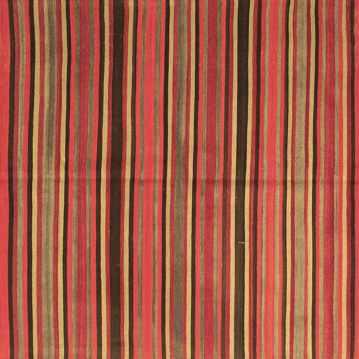 Square Machine Washable Oriental Brown Traditional Rug, wshcon866brn