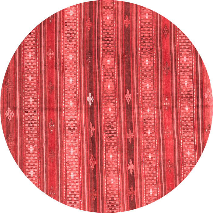 Machine Washable Southwestern Red Country Rug, wshcon867red
