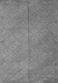 Abstract Gray Contemporary Rug, con868gry