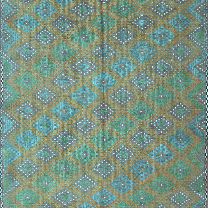 Abstract Light Blue Contemporary Rug, con868lblu