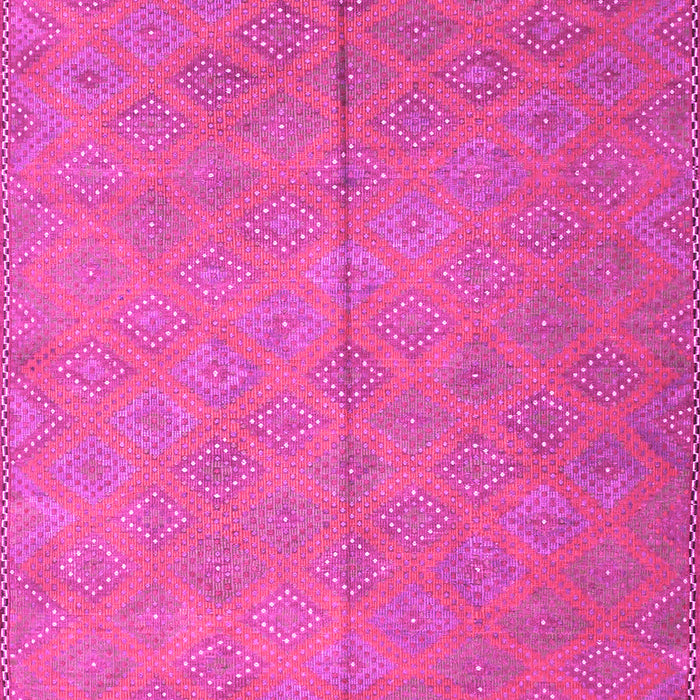 Machine Washable Abstract Pink Contemporary Rug, wshcon868pnk