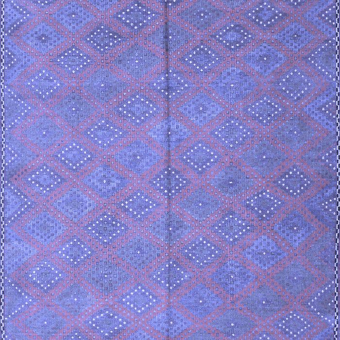 Machine Washable Abstract Blue Contemporary Rug, wshcon868blu