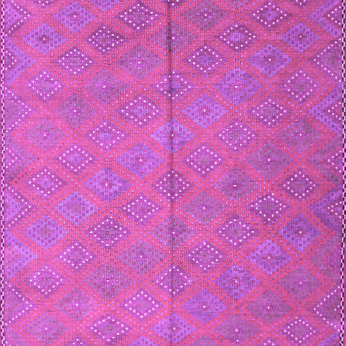 Abstract Purple Contemporary Rug, con868pur