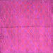 Square Abstract Pink Contemporary Rug, con868pnk