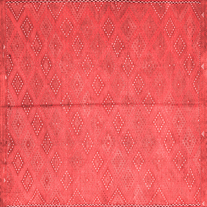 Abstract Red Contemporary Rug, con868red
