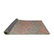 Thickness of Contemporary Rust Pink Southwestern Rug, con869