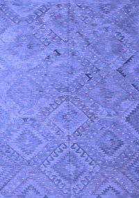 Southwestern Blue Country Rug, con869blu