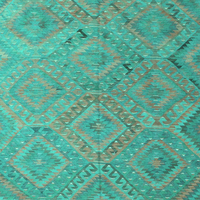 Southwestern Turquoise Country Rug, con869turq