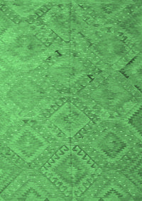 Southwestern Emerald Green Country Rug, con869emgrn