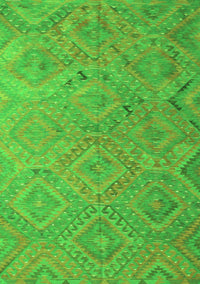 Southwestern Green Country Rug, con869grn