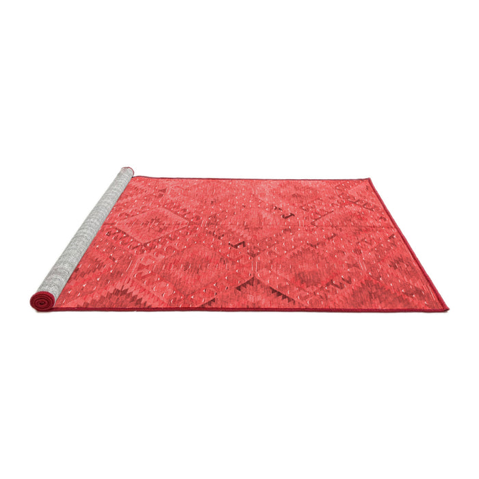 Country Red Washable Rugs