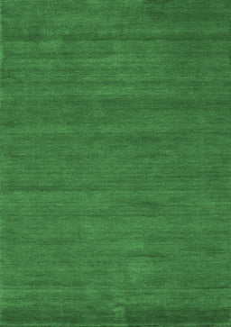 Abstract Emerald Green Contemporary Rug, con86emgrn