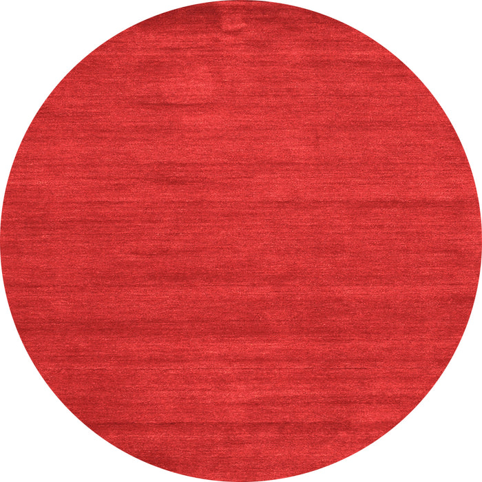 Square Abstract Orange Contemporary Rug, con86org