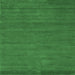 Square Abstract Emerald Green Contemporary Rug, con86emgrn