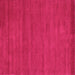 Square Abstract Pink Contemporary Rug, con86pnk