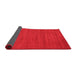 Abstract Red Contemporary Area Rugs