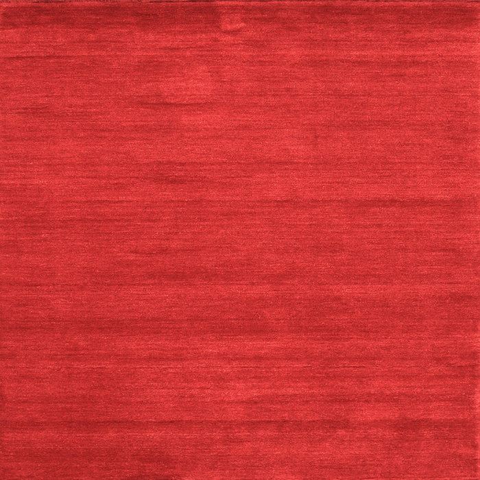 Round Machine Washable Abstract Orange Contemporary Area Rugs, wshcon86org