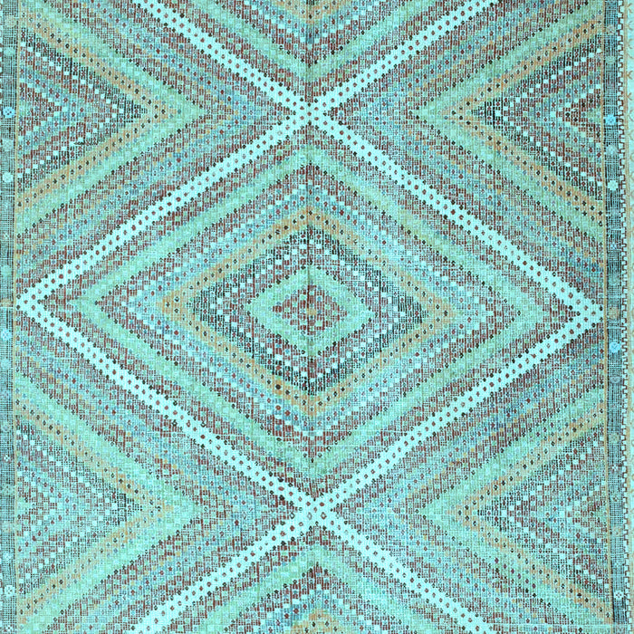 Machine Washable Abstract Light Blue Contemporary Rug, wshcon870lblu